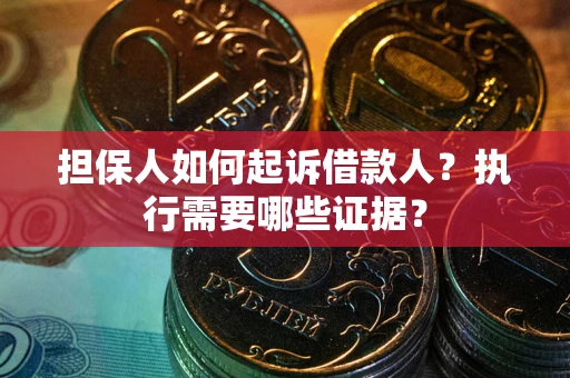 济南担保人如何起诉借款人？执行需要哪些证据？
