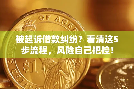 济南被起诉借款纠纷？看清这5步流程，风险自己把控！