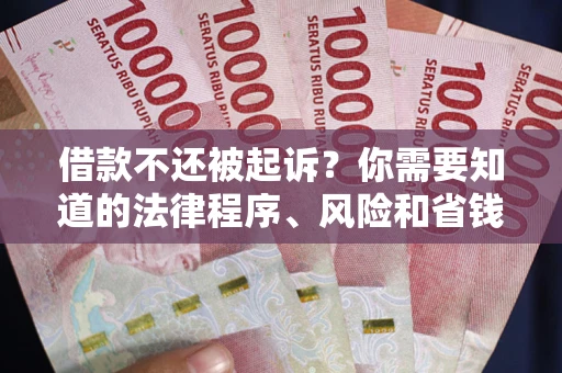 济南借款不还被起诉？你需要知道的法律程序、风险和省钱技巧